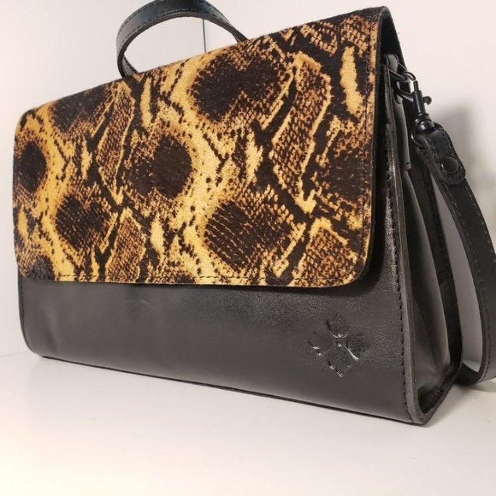 NWT Patricia Nash Python Tijola Python Leather Bag - Picture 3 of 13